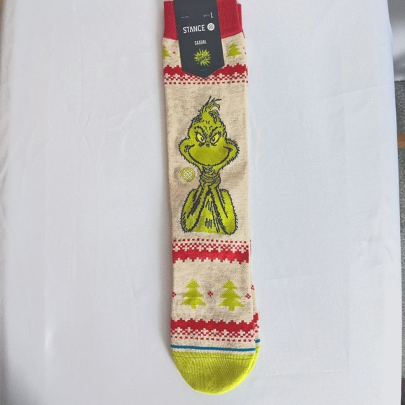 NEW Stance The Grinch Socks LIMITED EDITION Men's Large